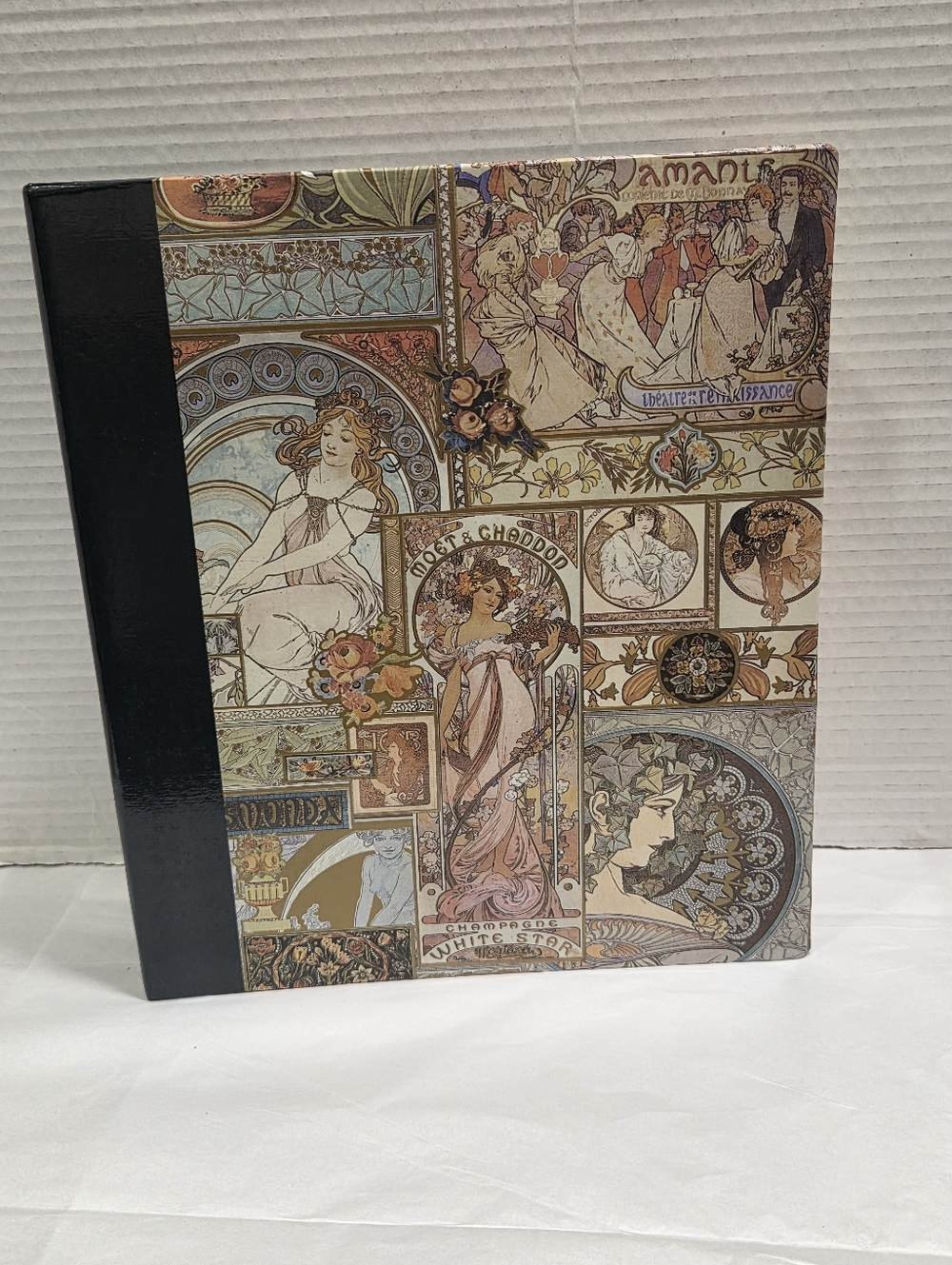 Vintage Art Nouveau Print Photo Album